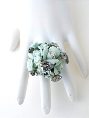 GASOLINE GLAMOUR SMALL BAUBLE LADY SINGS THE BLUES RING💙🪻💎